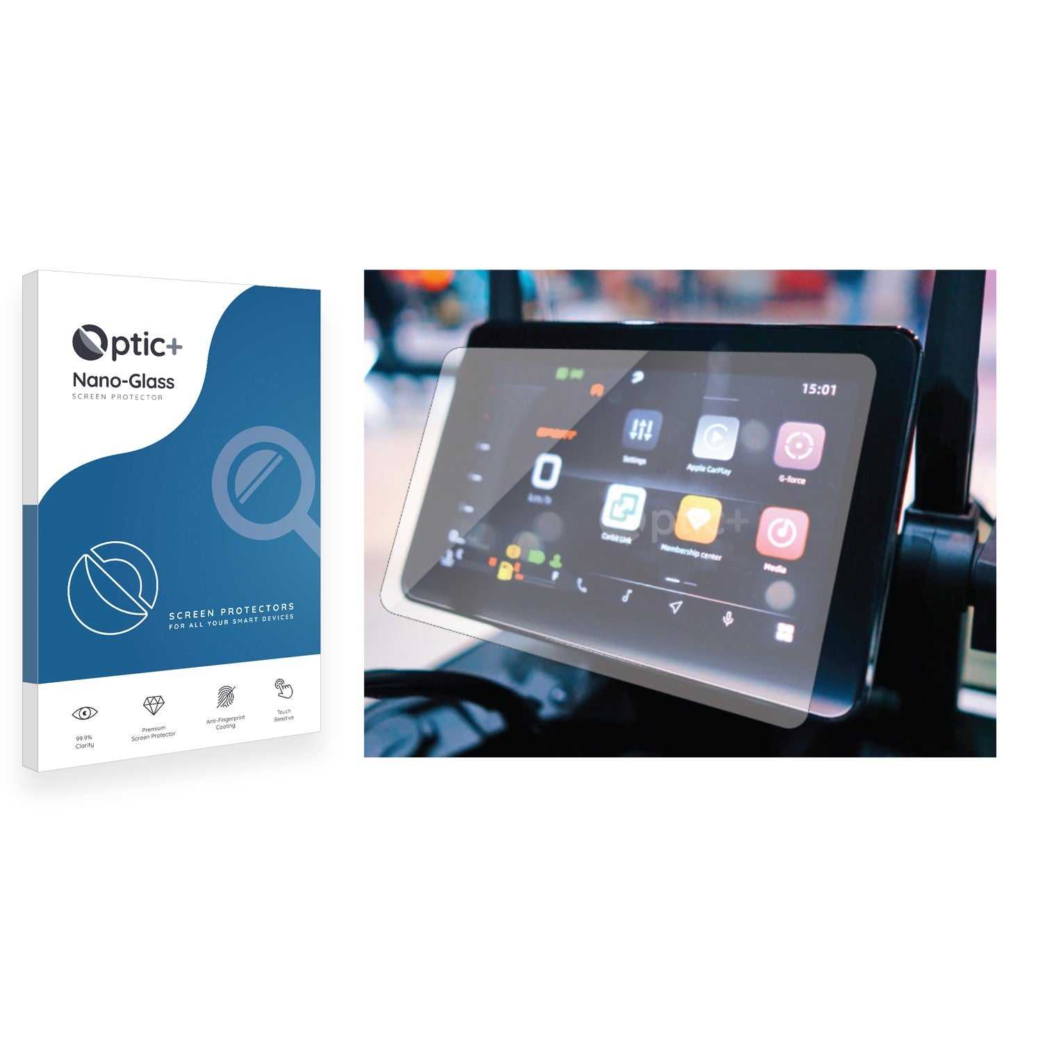 ScreenShield, Optic+ Nano Glass Screen Protector for CFMoto 800MT Explore