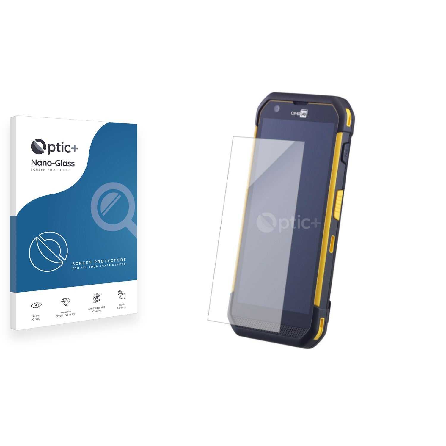 ScreenShield, Optic+ Nano Glass Screen Protector for Cipherlab RS36