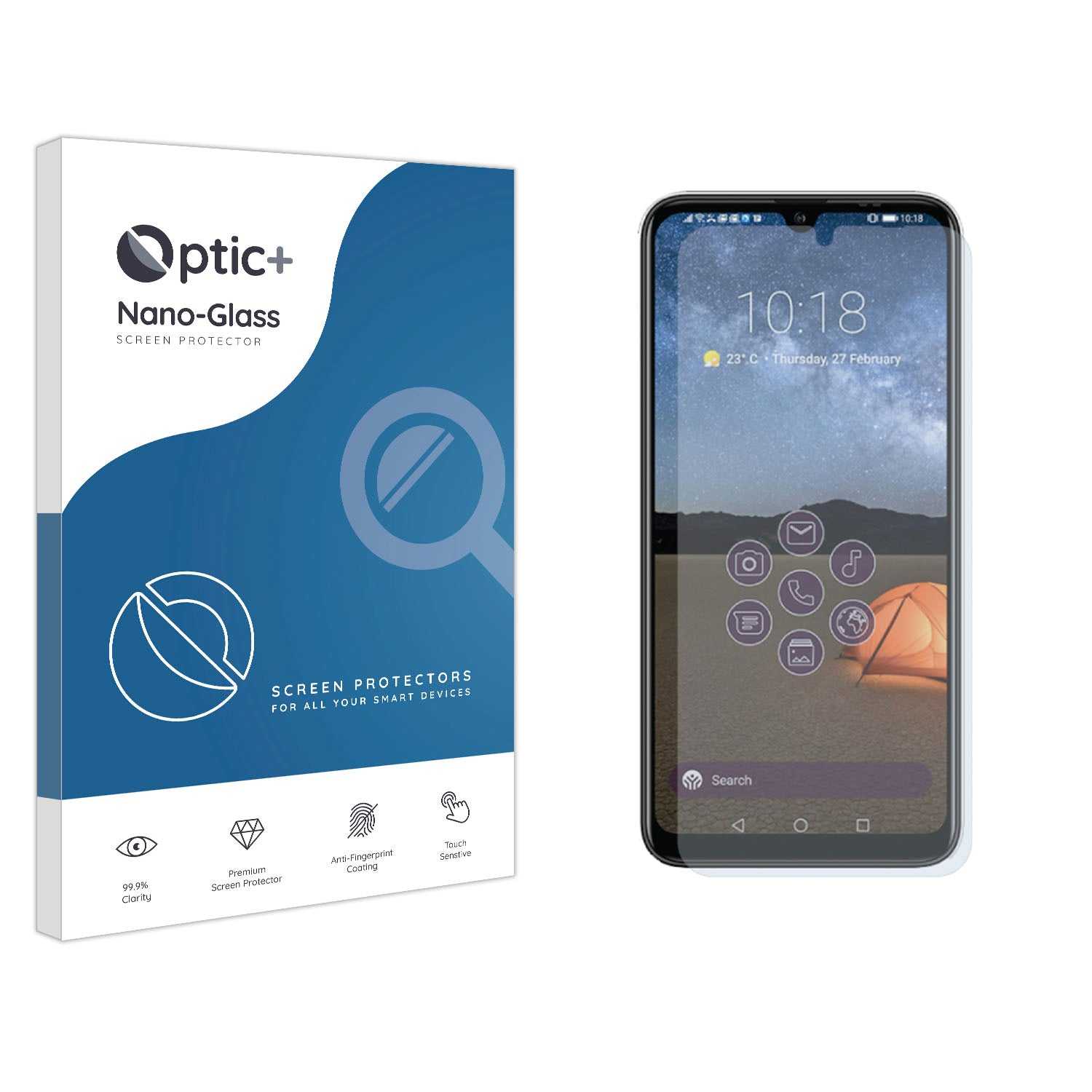 ScreenShield, Optic+ Nano Glass Screen Protector for ClearPHONE 220