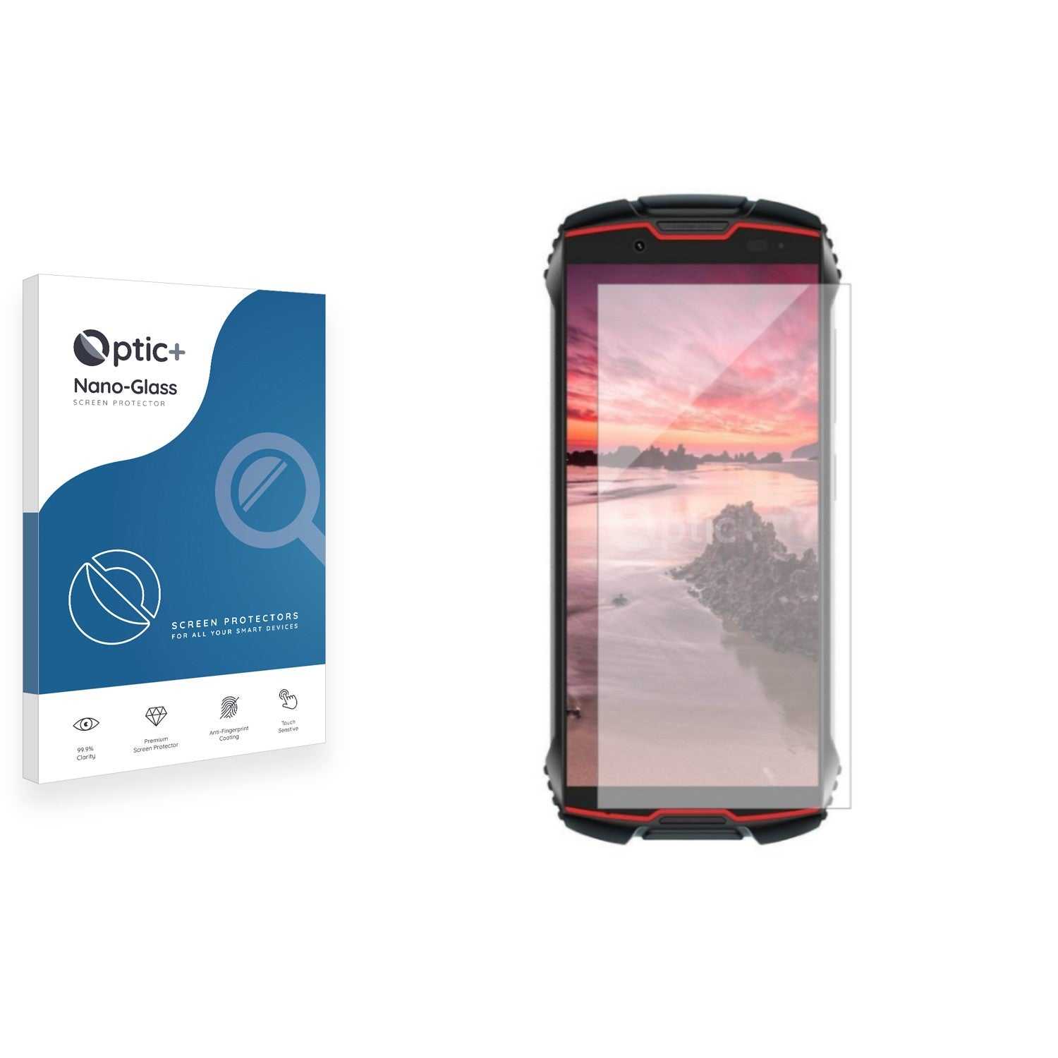 ScreenShield, Optic+ Nano Glass Screen Protector for Cubot King Kong 8