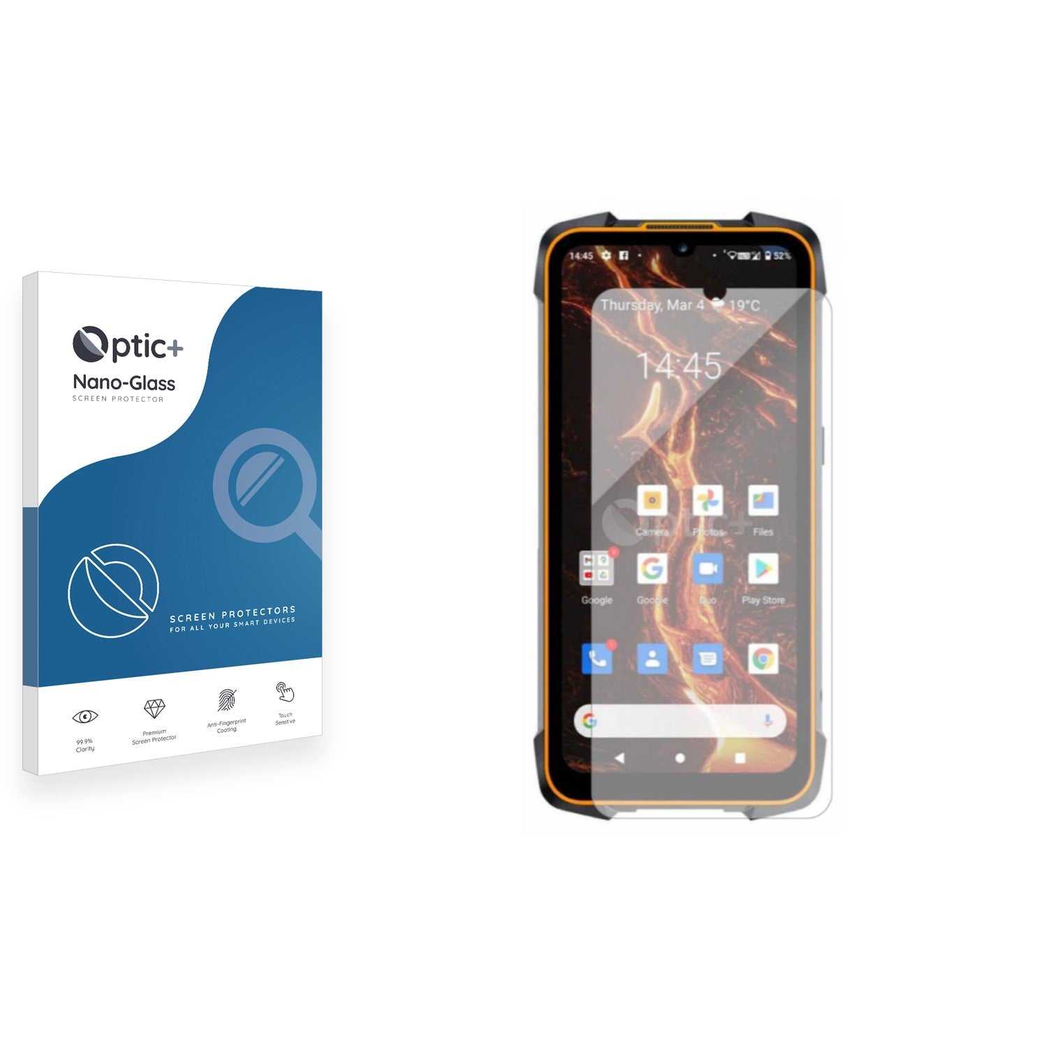 ScreenShield, Optic+ Nano Glass Screen Protector for Cubot King Kong 9