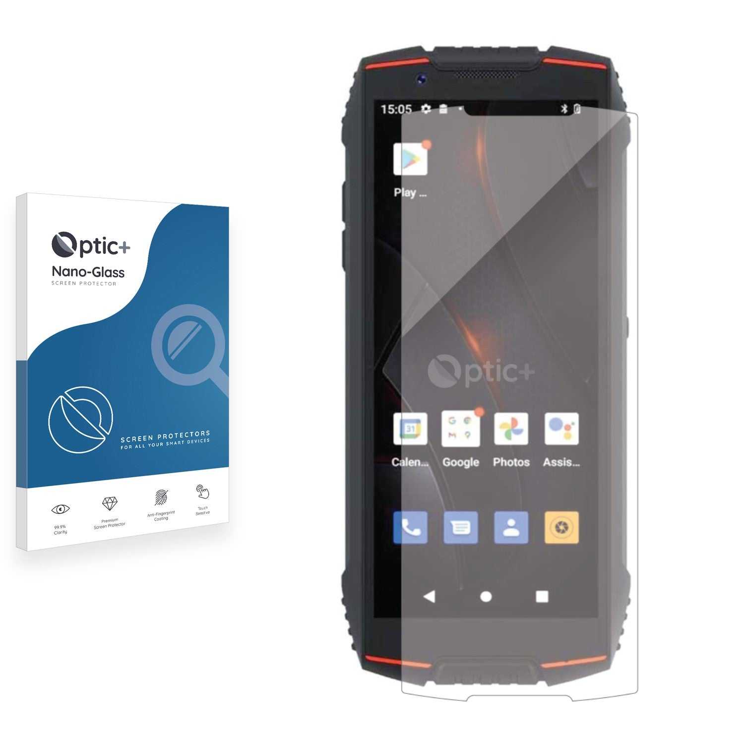 ScreenShield, Optic+ Nano Glass Screen Protector for Cubot King Kong  Mini 3