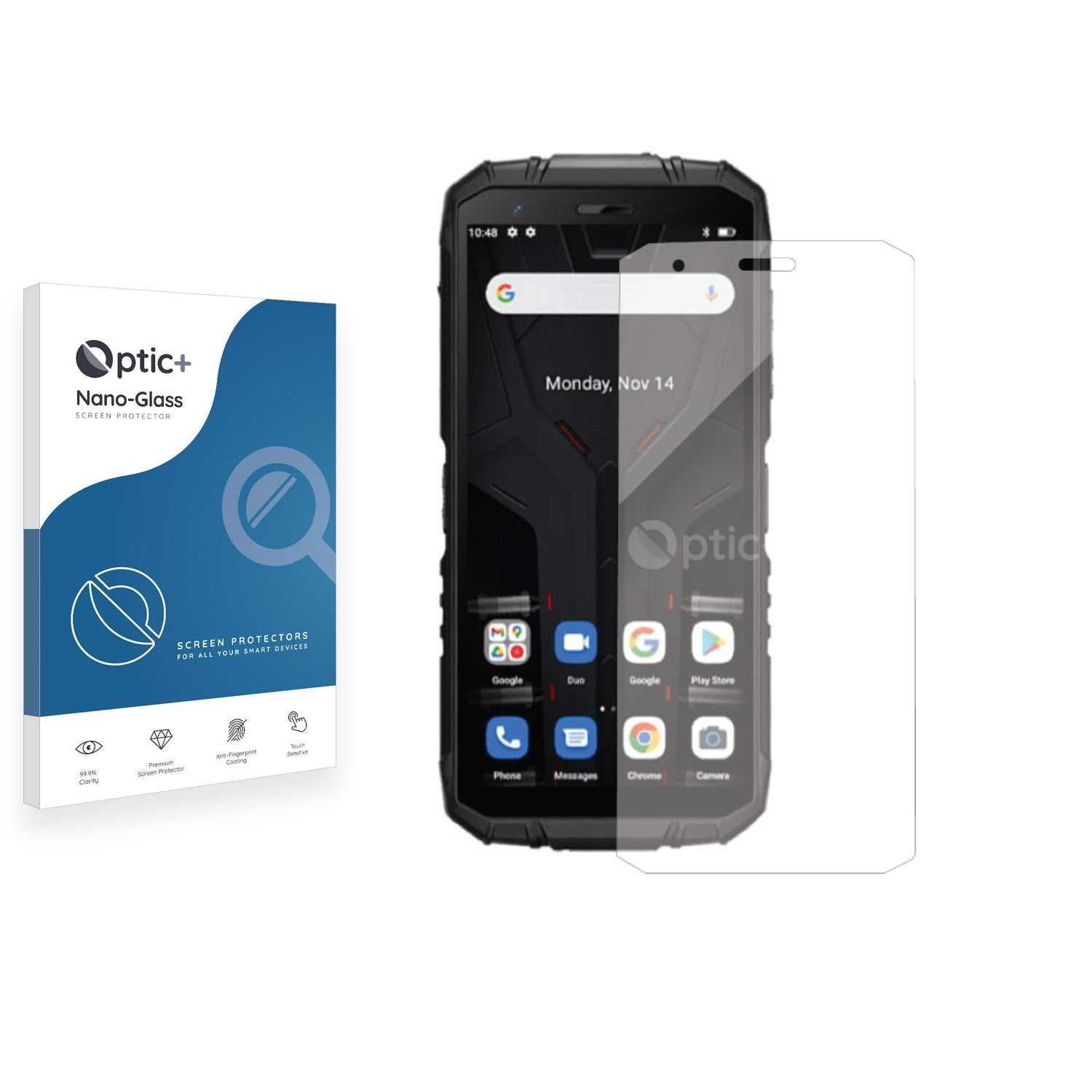 ScreenShield, Optic+ Nano Glass Screen Protector for Doogee S41 Pro