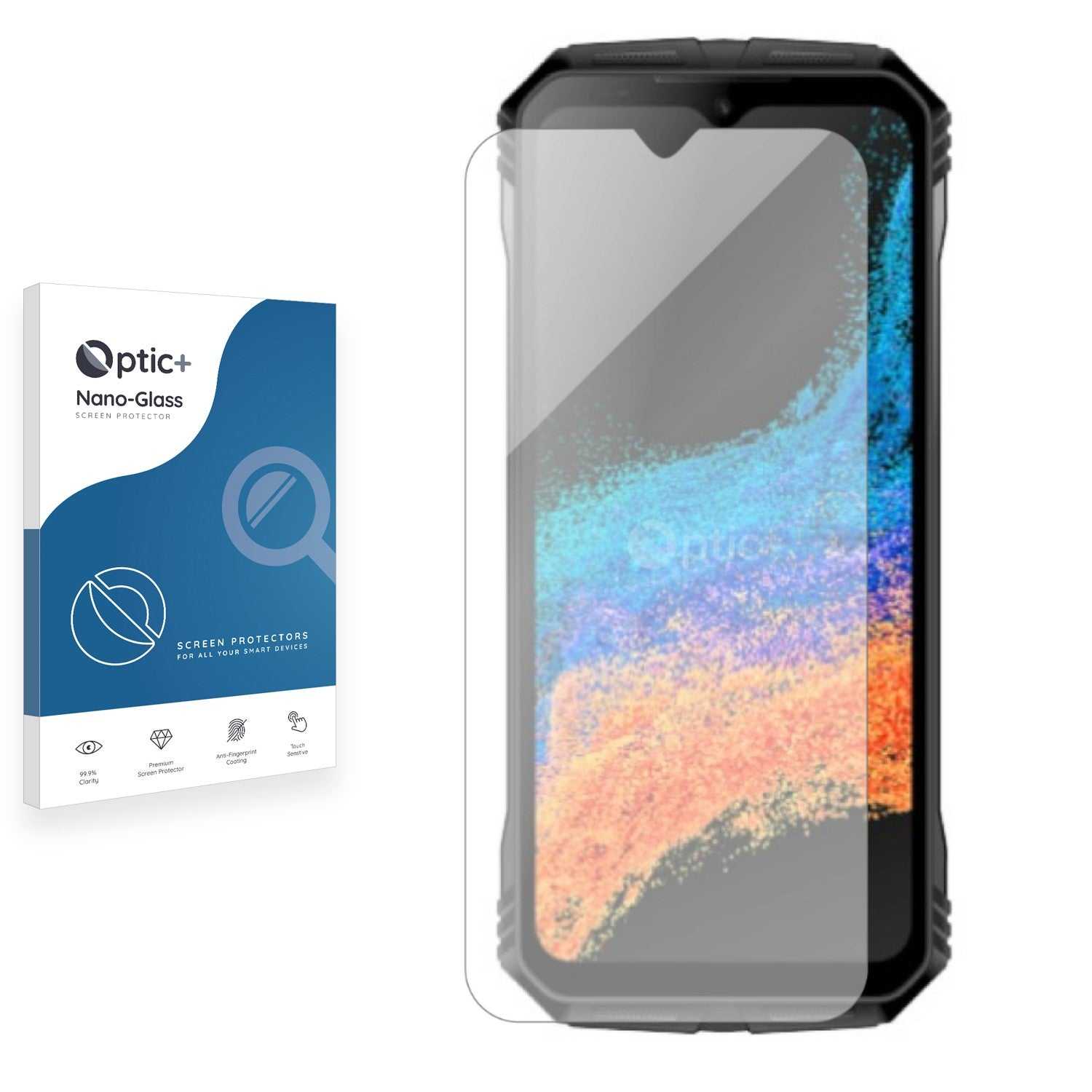 ScreenShield, Optic+ Nano Glass Screen Protector for Doogee V Max