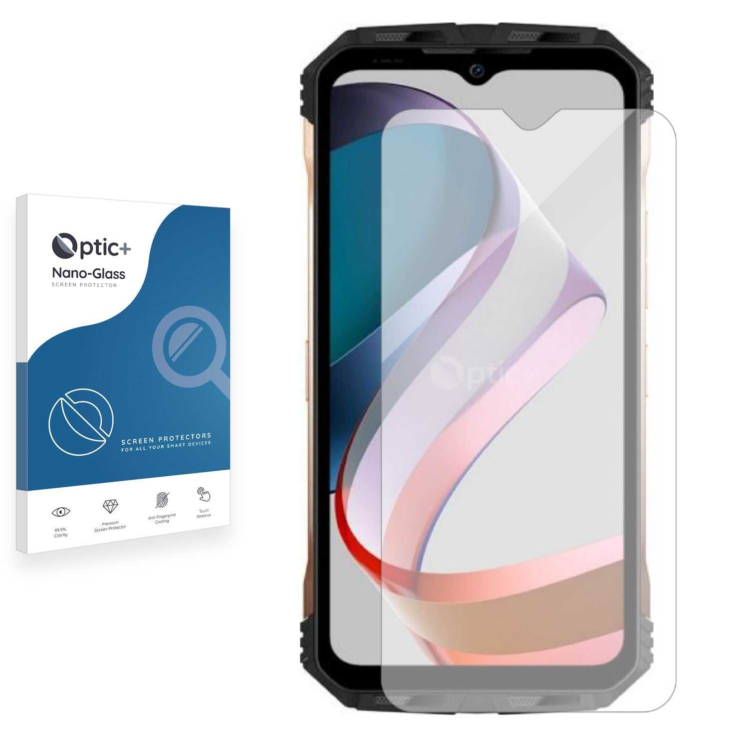 ScreenShield, Optic+ Nano Glass Screen Protector for Doogee V30T