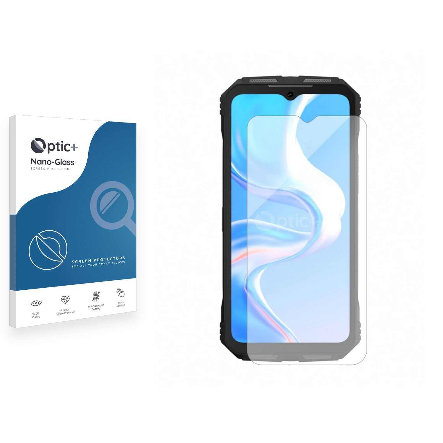 ScreenShield, Optic+ Nano Glass Screen Protector for Doogee V31 GT