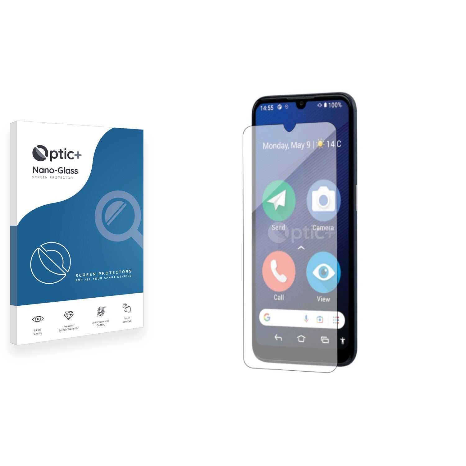 ScreenShield, Optic+ Nano Glass Screen Protector for Doro 8200