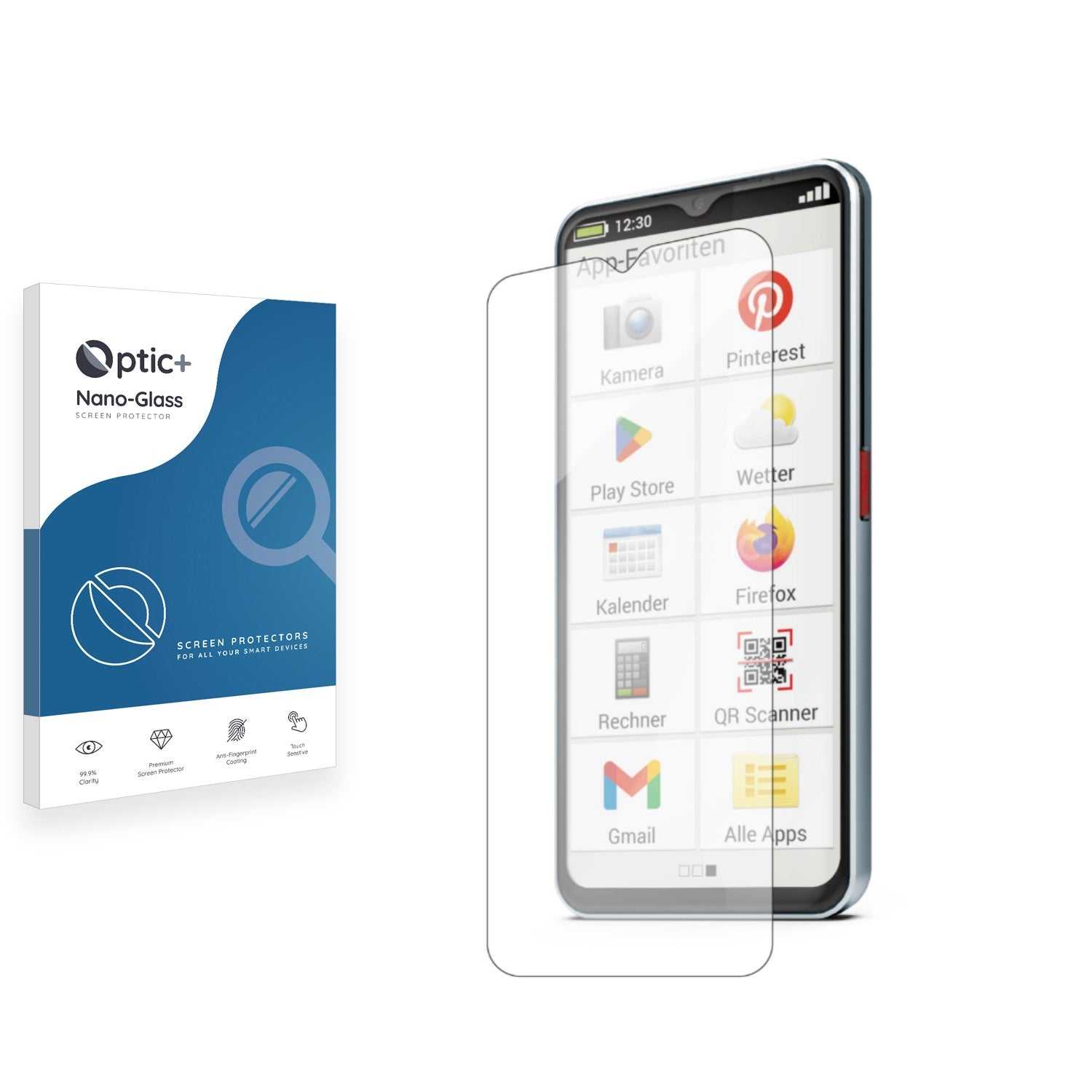 ScreenShield, Optic+ Nano Glass Screen Protector for Emporia Smart 6