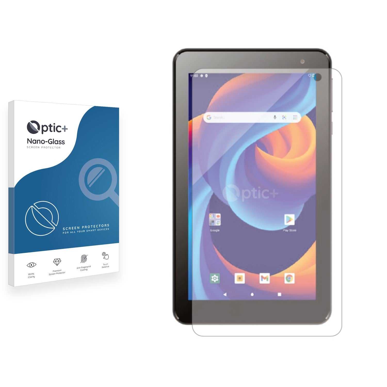 ScreenShield, Optic+ Nano Glass Screen Protector for Everis 8 inch Tablet E0119