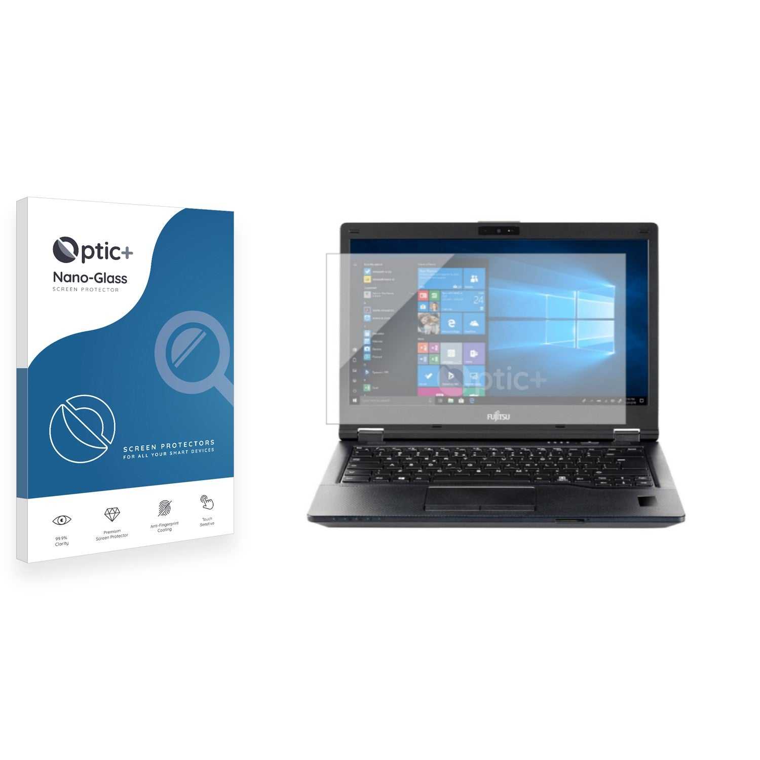 ScreenShield, Optic+ Nano Glass Screen Protector for Fujitsu Lifebook U7310