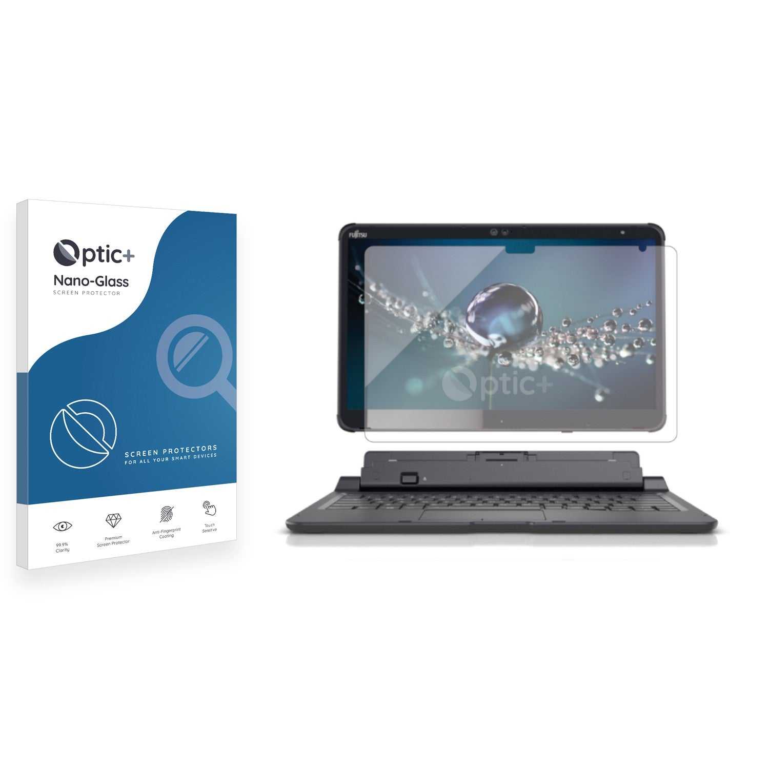 ScreenShield, Optic+ Nano Glass Screen Protector for Fujitsu Stylistic Q7310