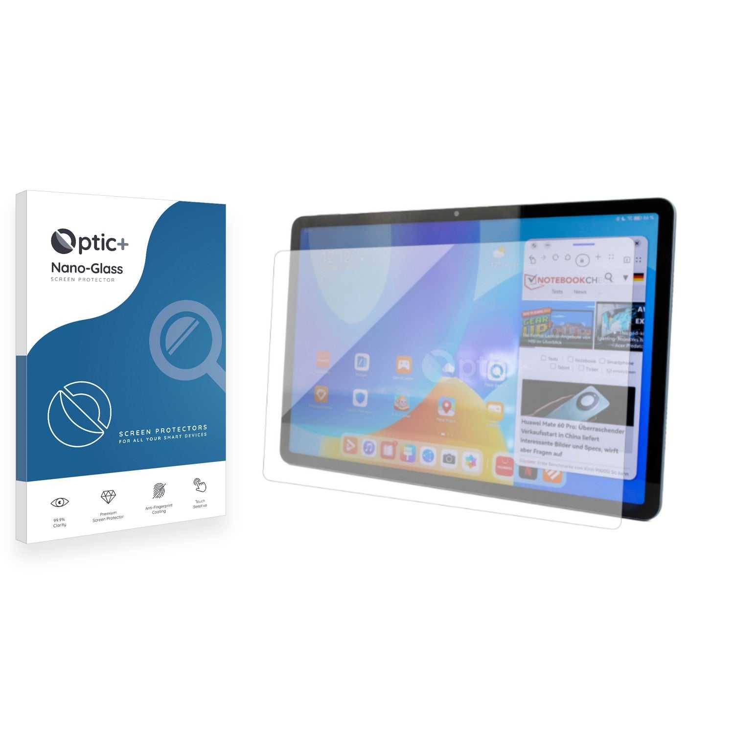 ScreenShield, Optic+ Nano Glass Screen Protector for Huawei MatePad 11.5 2023