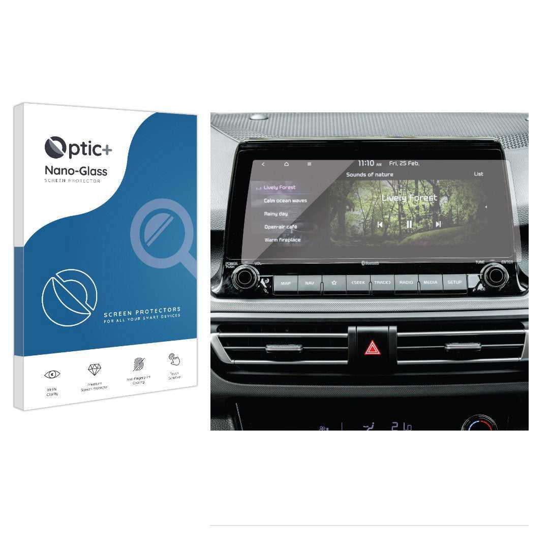 ScreenShield, Optic+ Nano Glass Screen Protector for Kia Seltos 2022 Infotainment System