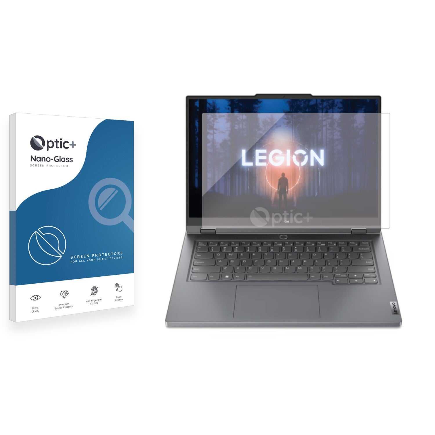 ScreenShield, Optic+ Nano Glass Screen Protector for Lenovo Legion Slim 5 14" (8th Gen)