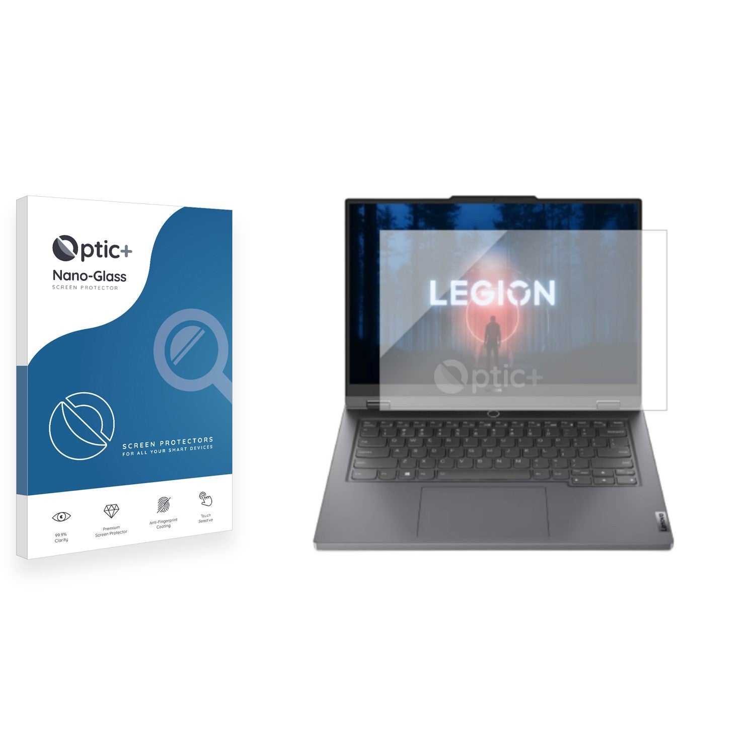 ScreenShield, Optic+ Nano Glass Screen Protector for Lenovo Legion Slim 5 14