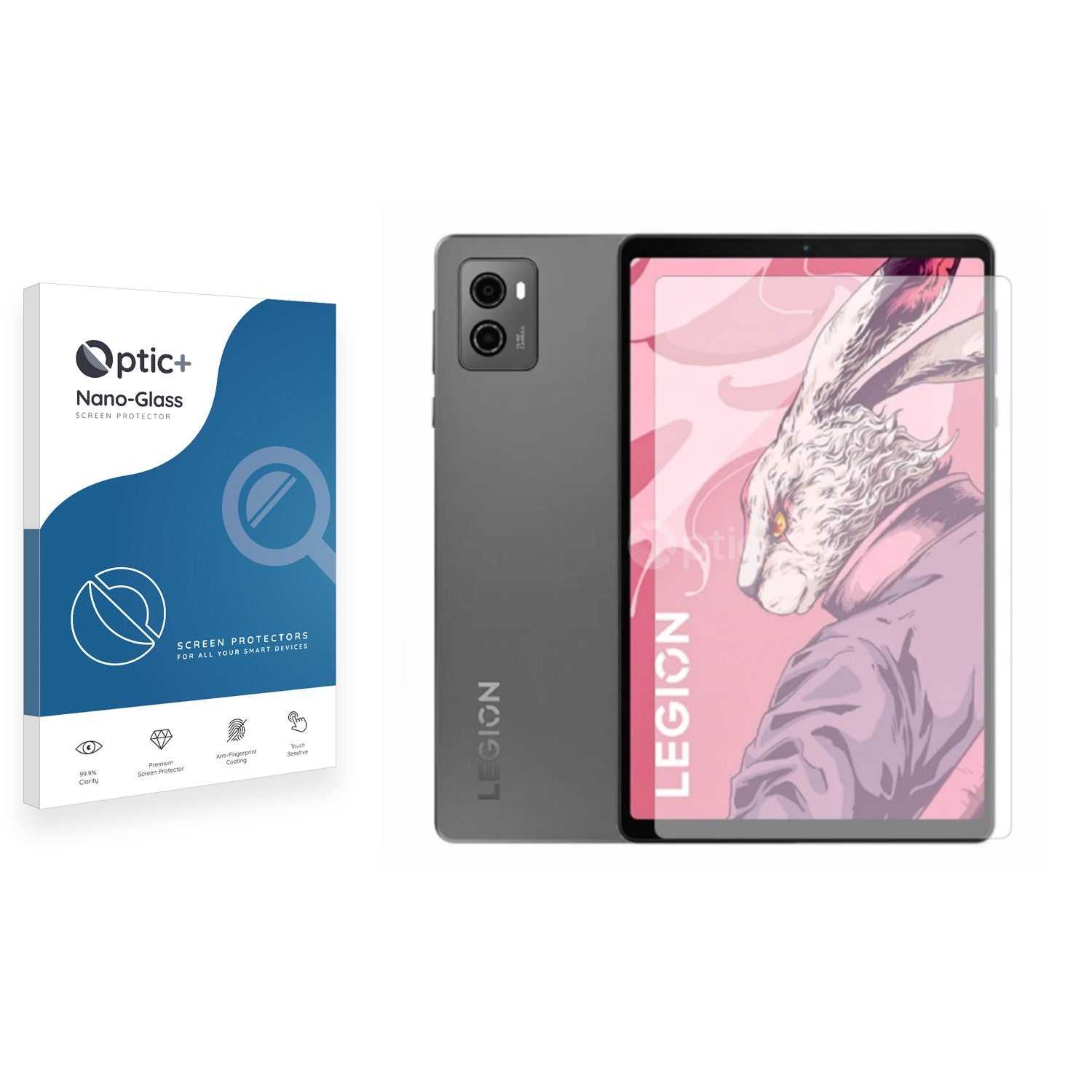 ScreenShield, Optic+ Nano Glass Screen Protector for Lenovo Legion Y700 (2023)