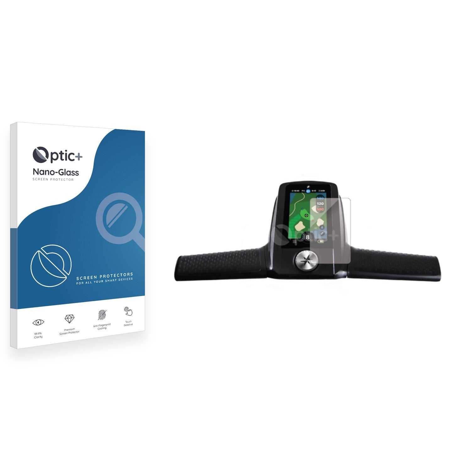 ScreenShield, Optic+ Nano Glass Screen Protector for MGI AI Navigator GPS+