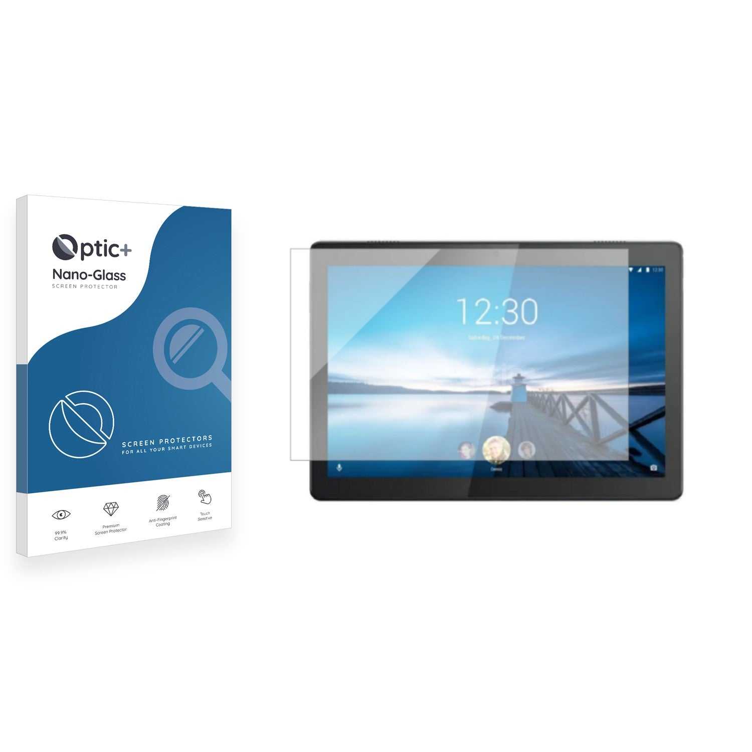 ScreenShield, Optic+ Nano Glass Screen Protector for Majestic TAB-714