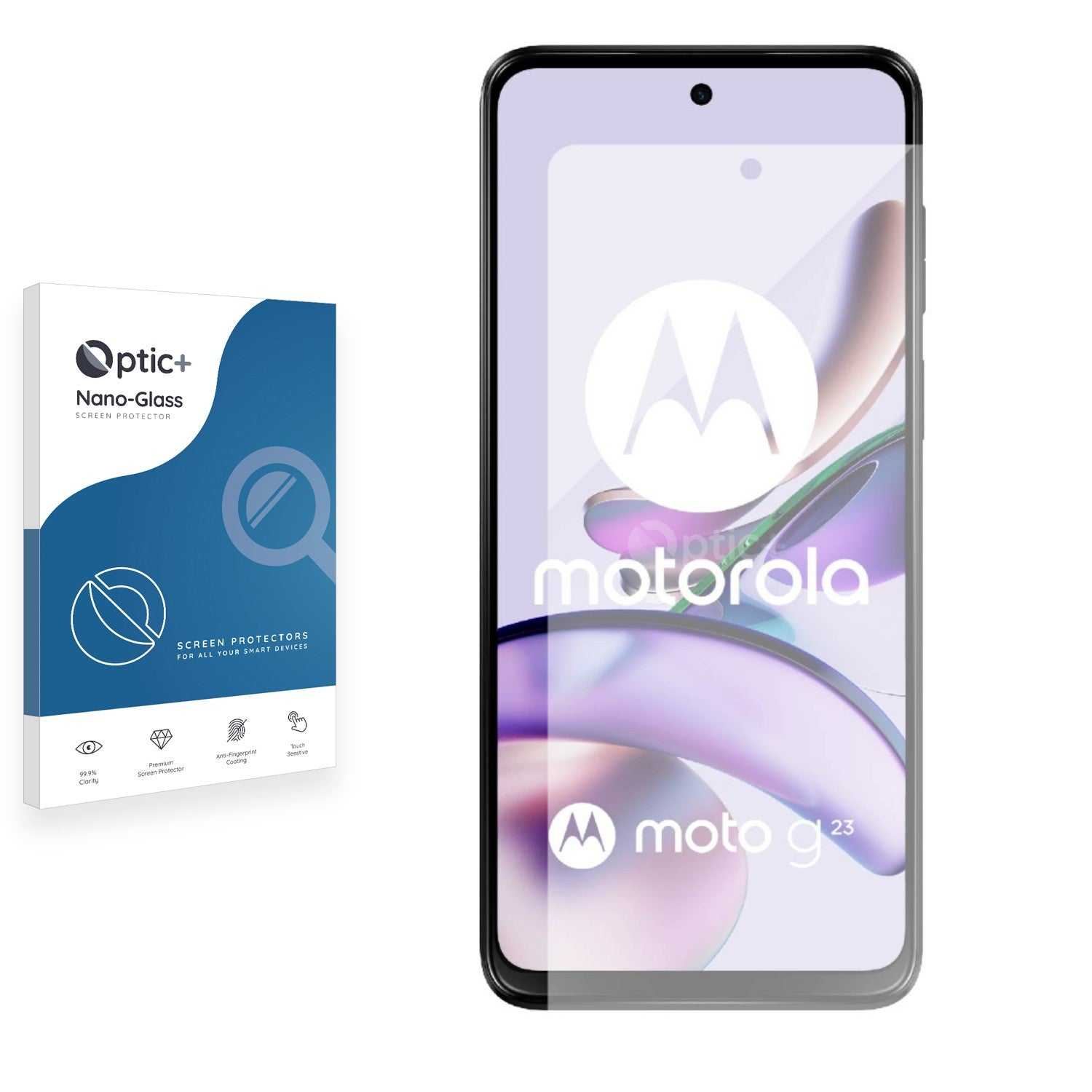 ScreenShield, Optic+ Nano Glass Screen Protector for Motorola Moto G23
