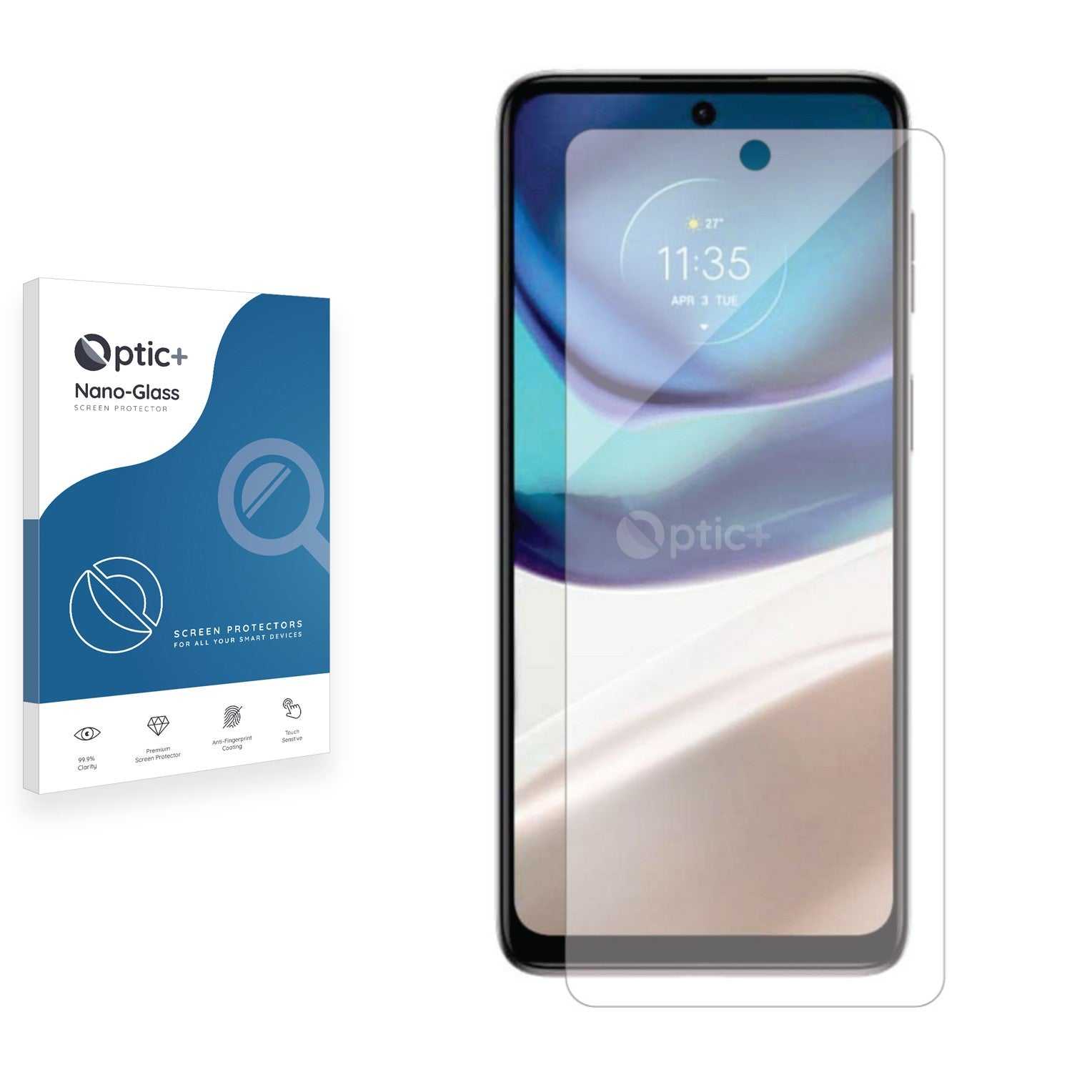 ScreenShield, Optic+ Nano Glass Screen Protector for Motorola Moto G42