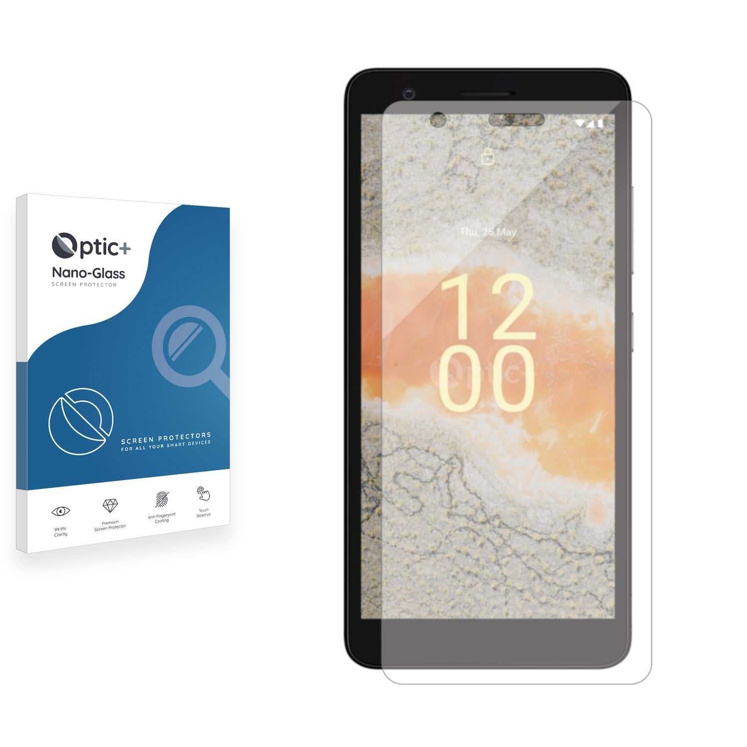ScreenShield, Optic+ Nano Glass Screen Protector for Nokia C02