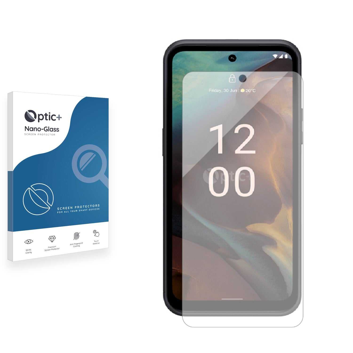 ScreenShield, Optic+ Nano Glass Screen Protector for Nokia XR21