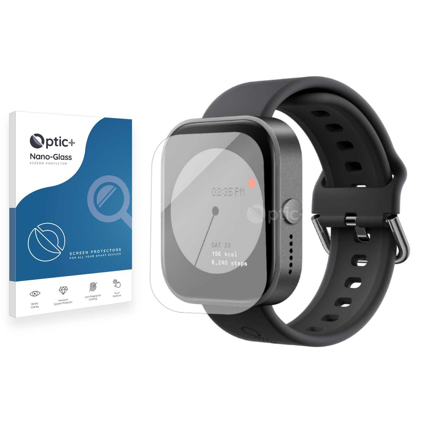 ScreenShield, Optic+ Nano Glass Screen Protector for Nothing CMF Watch Pro