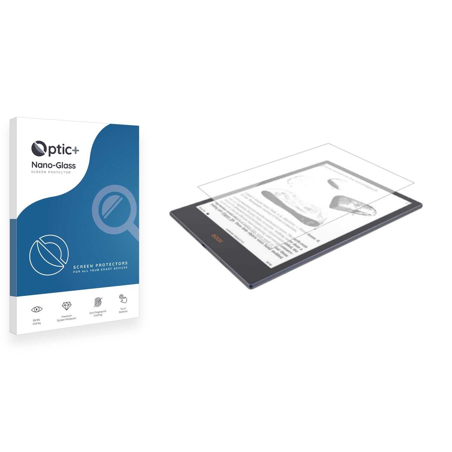 ScreenShield, Optic+ Nano Glass Screen Protector for Onyx Boox Note 4